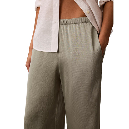 Calvin Klein Pantalone Pantalone Donna testurizzato in raso XS P26-CALVIN KLEINLV044F611G-PEZ-XS - Francavilla Moda