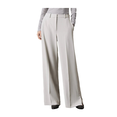 Calvin Klein Pantaloni Pantaloni Donna Soft Twill Slim Grigio chiaro P25 - CALVIN KLEINK207876 - PRP - 36 - Francavilla Moda