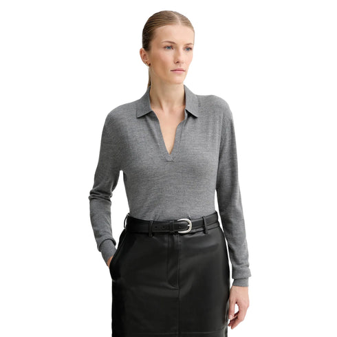 Calvin Klein Polo Polo Donna in Lana Merino XS - Francavilla Moda