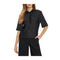 Calvin Klein Polo Polo Donna Satin a mezze maniche Nero - Francavilla Moda