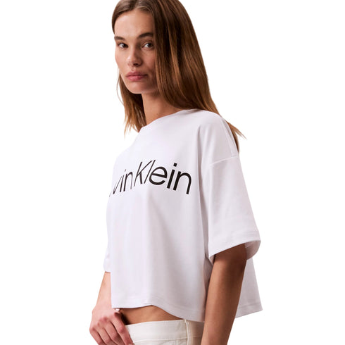 Calvin Klein T-shirt T-shirt Donna cropped Boxy logo XS A25 - CALVIN KLEINLV044C903G - YAA - XS - Francavilla Moda