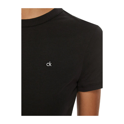 Calvin Klein T-shirt T-shirt Donna EMB Graphic Nero - Francavilla Moda
