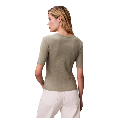 Calvin Klein Maglia mm T-shirt Slim Fit NANO LOGO XS - Francavilla Moda