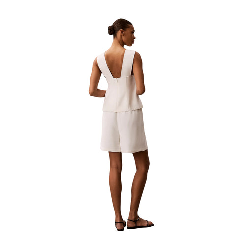 Calvin Klein Top Top Donna girocollo testurizzato 2 - Francavilla Moda