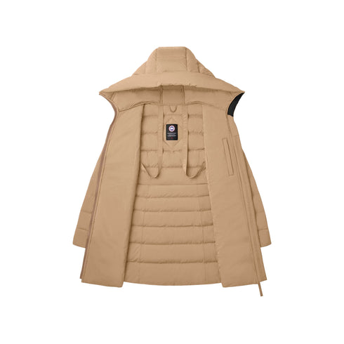 Canada Goose Piumino lungo Donna Piumino lungo Clair Coat Desert sand - Francavilla Moda