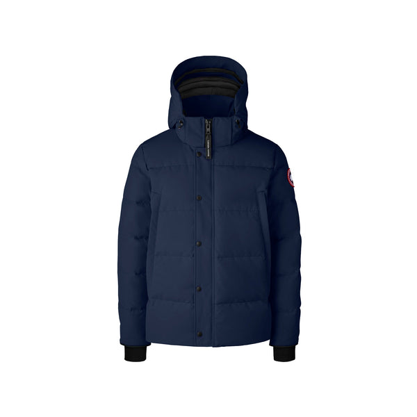 CANADA GOOSE Giacca imbottita Parka Uomo corto Wyndham con logo Blu A24 - CANADA GOOSE2048M - 63 - M - Francavilla Moda
