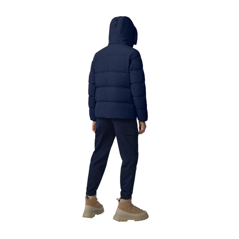 CANADA GOOSE Giacca imbottita Parka Uomo corto Wyndham con logo Blu A24 - CANADA GOOSE2048M - 63 - M - Francavilla Moda