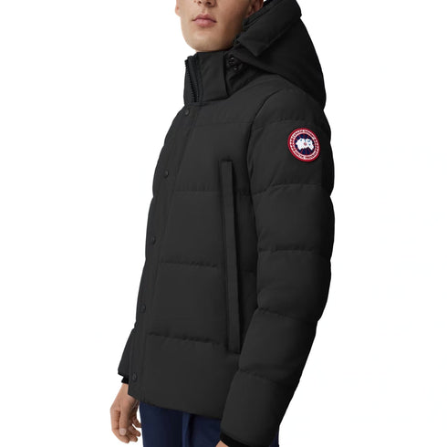 Canada Goose Parka Parka Uomo corto Wyndham Nero - Francavilla Moda