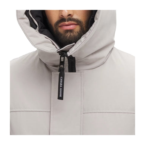 CANADA GOOSE Giacca imbottita Parka Uomo Langford medio Limestone - Francavilla Moda