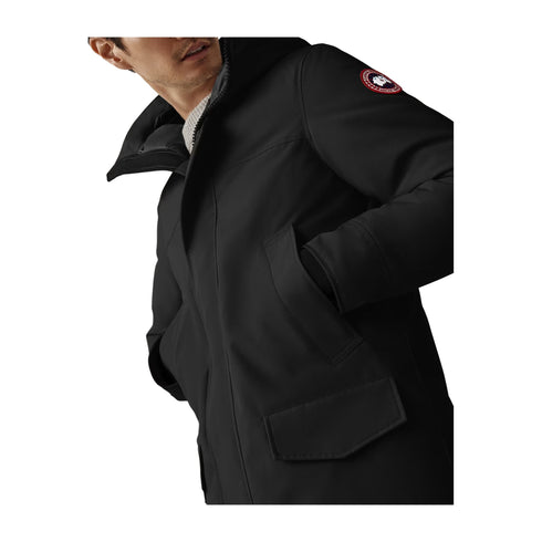 CANADA GOOSE Giacca imbottita Parka Uomo Langford medio Nero A24 - CANADA GOOSE2052M - 61 - M - Francavilla Moda