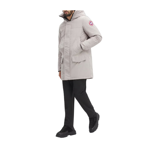 CANADA GOOSE Giacca imbottita Parka Uomo Langford medio Limestone - Francavilla Moda