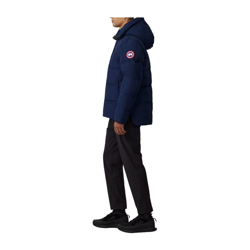 CANADA GOOSE Giacca imbottita Parka Uomo MacMillan con cappuccio Blu A24 - CANADA GOOSE2080M - 63 - S - Francavilla Moda