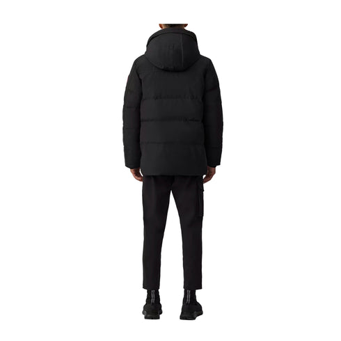 CANADA GOOSE Giacca imbottita Parka Uomo MacMillan con cappuccio Nero A24 - CANADA GOOSE2080M - 61 - S - Francavilla Moda