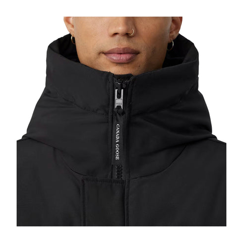 CANADA GOOSE Giacca imbottita Parka Uomo MacMillan con cappuccio Nero A24 - CANADA GOOSE2080M - 61 - S - Francavilla Moda