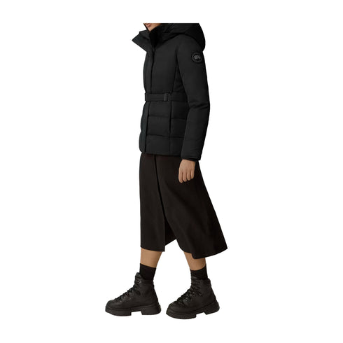 Canada Goose Piumino corto Piumino Donna McKenna con cinta Nero A24 - CANADA GOOSE3852WB - 61 - XS - Francavilla Moda