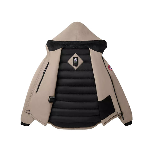 CANADA GOOSE Piumino corto Piumino Uomo Lodge con cappuccio Limestone A24 - CANADA GOOSE5078M - 432 - M - Francavilla Moda