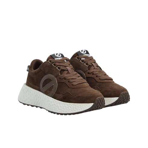 Sneakers Donna Carter Jogger, con tomaia in pelle bovina effetto scamosciato