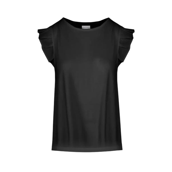 Censured T-shirt T-shirt da Donna con maniche volant Nero P25 - CENSUREDTWC272JSGE - 90 - M - Francavilla Moda
