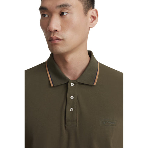 Ciesse Piumini Polo Polo Uomo Saxon riga a contrasto M P25 - CIESSE PIUMINI255CPMT21665C0C40X - 427XXX - M - Francavilla Moda
