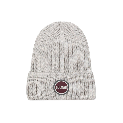 COLMAR Berretto Cappello Uomo con risvolto e logo Grigio chiaro A24 - COLMARMU50962YB - 21 - UNI - Francavilla Moda