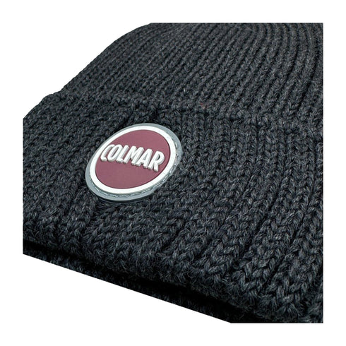 COLMAR Berretto Cappello Uomo con risvolto e logo Antracite - Francavilla Moda