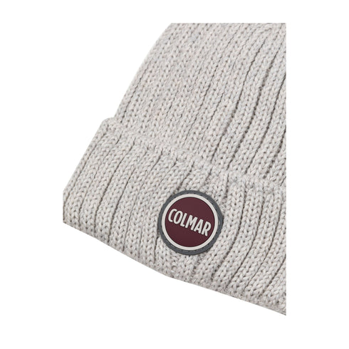 COLMAR Berretto Cappello Uomo con risvolto e logo Grigio chiaro A24 - COLMARMU50962YB - 21 - UNI - Francavilla Moda