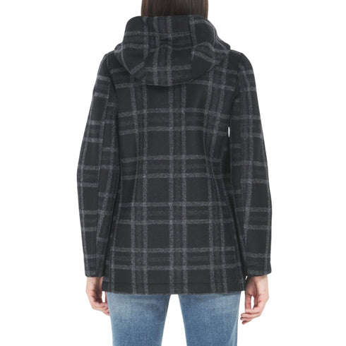 Colmar Cappottino Cappotto Donna motivo check con cappuccio 42  - Francavilla Moda