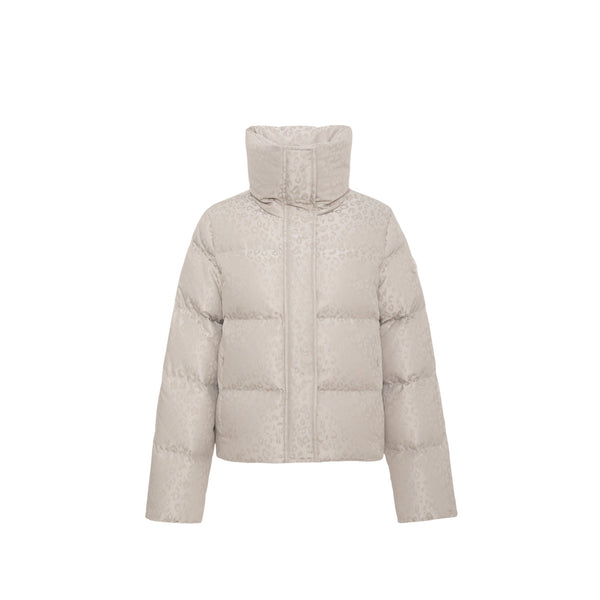 Colmar Piumino corto Donna Piumino Corto Animalier con Maxi Collo 40  - Francavilla Moda