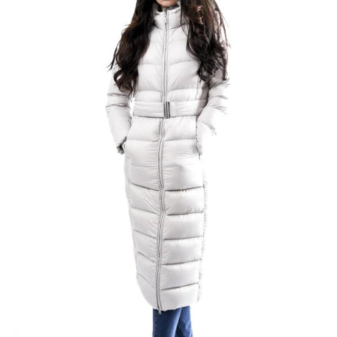 Colmar Piumino lungo Donna Piumino Lungo con Cappuccio e Cinta 40 - Francavilla Moda