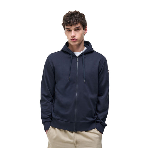 Colmar Felpa zip Felpa Uomo Basic con zip e cappuccio M P26-COLMARMU82401AZ-769-M - Francavilla Moda