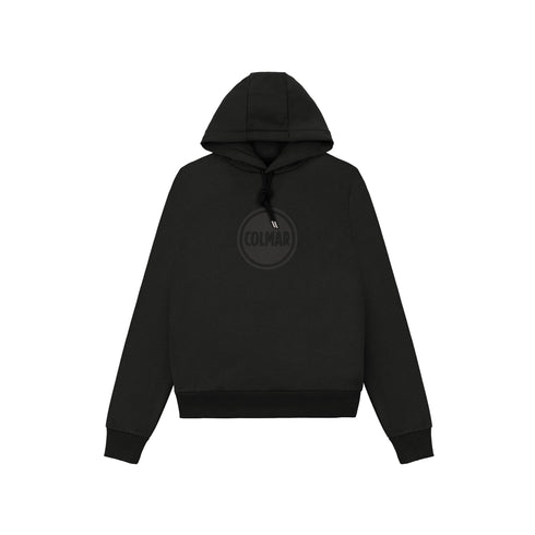 Colmar Felpa con cappuccio Felpa Uomo chiusa con logo tono su tono Nero A24 - COLMARMU62481WX - 99 - M - Francavilla Moda