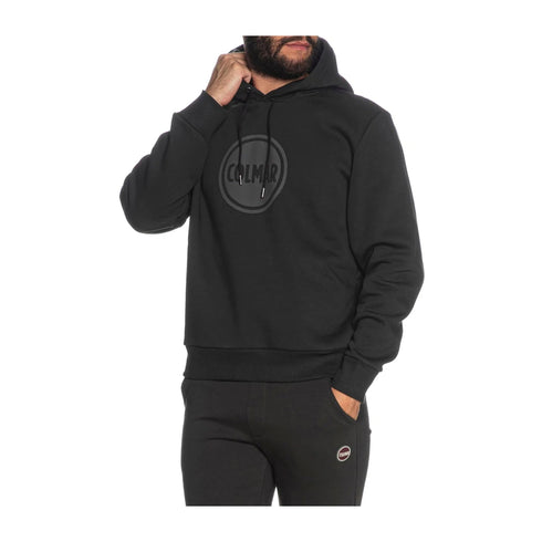 Colmar Felpa con cappuccio Felpa Uomo chiusa con logo tono su tono Nero A24 - COLMARMU62481WX - 99 - M - Francavilla Moda