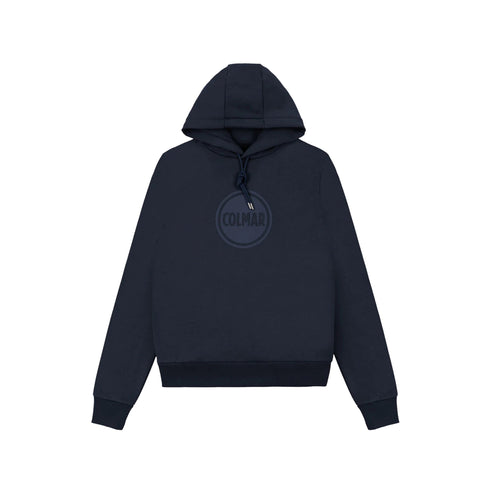 Colmar Felpa con cappuccio Felpa Uomo chiusa con logo tono su tono Blu A24 - COLMARMU62481WX - 68 - M - Francavilla Moda
