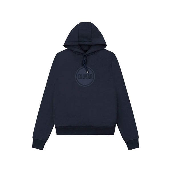 Colmar Felpa con cappuccio Felpa Uomo chiusa con logo tono su tono Blu A24 - COLMARMU62481WX - 68 - M - Francavilla Moda