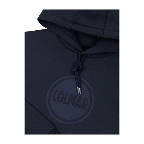 Colmar Felpa con cappuccio Felpa Uomo chiusa con logo tono su tono Blu A24 - COLMARMU62481WX - 68 - M - Francavilla Moda