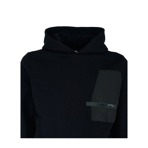 Colmar Felpa con cappuccio Felpa Uomo chiusa inserti in nylon Nero - Francavilla Moda