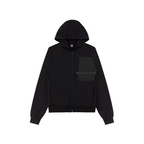 Colmar Felpa con zip Felpa Uomo con inserti in nylon Nero A24 - COLMARMU62623YP - 99 - M - Francavilla Moda