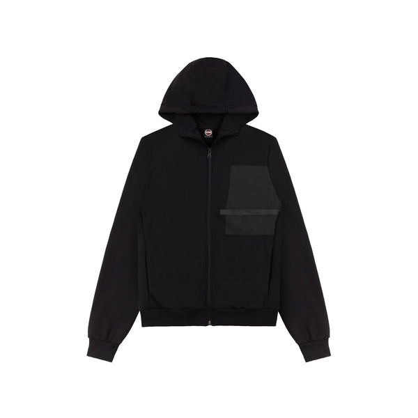 Colmar Felpa con zip Felpa Uomo con inserti in nylon Nero A24 - COLMARMU62623YP - 99 - M - Francavilla Moda