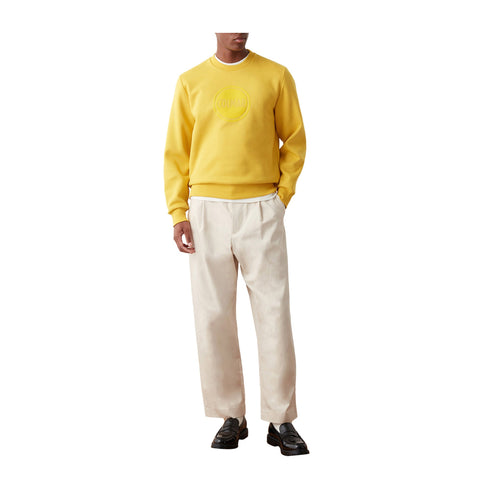 Colmar Felpa girocollo Felpa Uomo logo tono su tono Giallo A24 - COLMARMU62471WX - 683 - M - Francavilla Moda