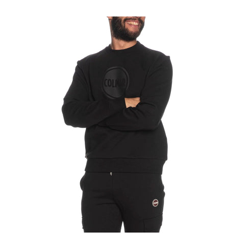 Colmar Felpa girocollo Felpa Uomo logo tono su tono Nero A24 - COLMARMU62471WX - 99 - M - Francavilla Moda