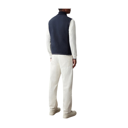 COLMAR Piumino smanicato Gilet Uomo a collo alto con logo Blu - Francavilla Moda