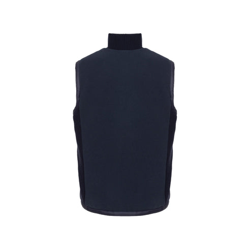 COLMAR Piumino smanicato Gilet Uomo a collo alto con logo Blu - Francavilla Moda