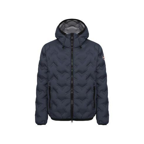 Colmar Piumino corto Piumino corto con micro disegni a V Blu A24 - COLMARMU12557YN - 68 - 46 - Francavilla Moda