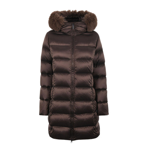 Colmar Piumino lungo Piumino Donna Lungo Cappuccio e Pelliccia 42 - Francavilla Moda