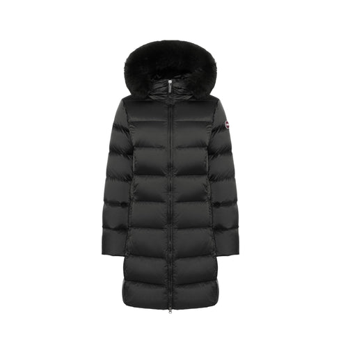 Colmar Piumino lungo Piumino Donna Lungo Cappuccio e Pelliccia 40 A25-COLMARMD2221E2Y0-99-40 - Francavilla Moda