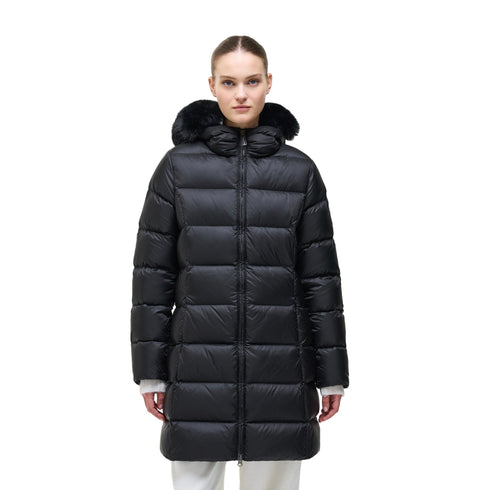 COLMAR Piumino lungo Piumino Donna lungo con pelliccia sintetica 40 A26-COLMARMD22000021E2YO-99-40 - Francavilla Moda
