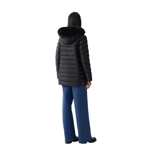 Colmar Piumino medio Piumino Donna Medio Cappuccio e Pelliccia 42 A25-COLMARMD2233E2Y0-99-42 - Francavilla Moda