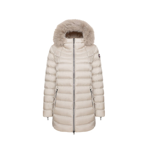 Colmar Piumino medio Piumino Donna Medio Cappuccio e Pelliccia 42 - Francavilla Moda