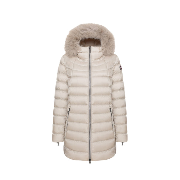 Colmar Piumino medio Piumino Donna Medio Cappuccio e Pelliccia 42 - Francavilla Moda
