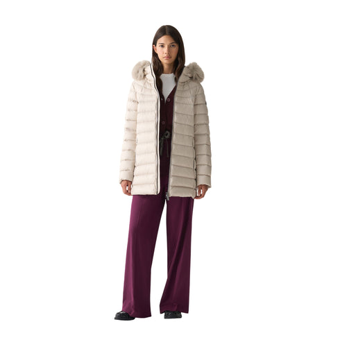 Colmar Piumino medio Piumino Donna Medio Cappuccio e Pelliccia 42 - Francavilla Moda